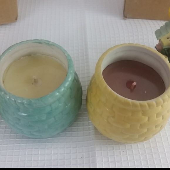 Easter Bunny Candle Crock - Yellow - Picture 6 of 7
